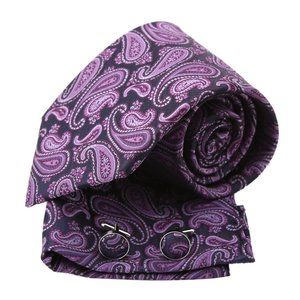 Men's Fashion Multicolored Pattern Silk Tie